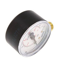 0..16 Bar (0..232 psi) Manomètre sous plastique/laiton 50 mm Classe 2.5