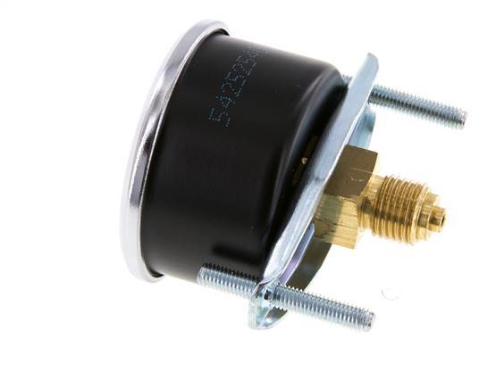 0..16 Bar (0..232 psi) Manomètre à encastrer Acier/laiton 50 mm Classe 2.5 (Support)