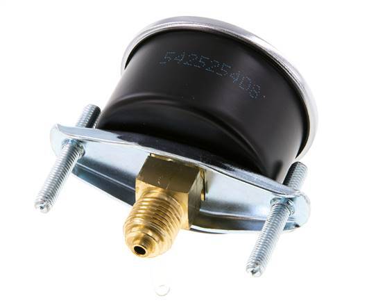 0..16 Bar (0..232 psi) Manomètre à encastrer Acier/laiton 50 mm Classe 2.5 (Support)