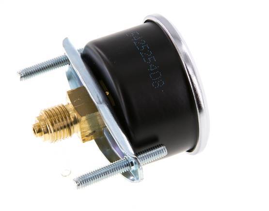 0..16 Bar (0..232 psi) Manomètre à encastrer Acier/laiton 50 mm Classe 2.5 (Support)