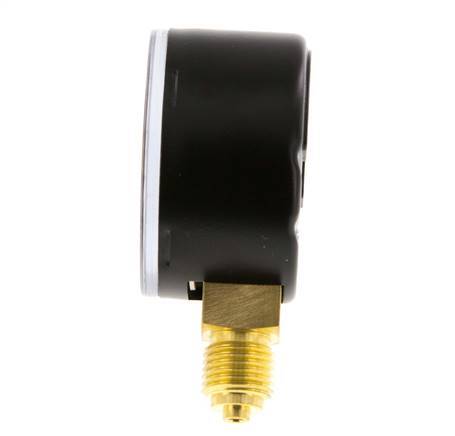 0..16 Bar (0..232 psi) Pressure Gauge Below Steel/Brass 50 mm Class 1.6