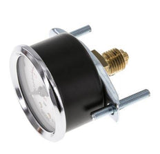 0..1.6 Bar (0..23 psi) Manomètre encastrable Acier/laiton 50 mm Classe 2.5 (Support)