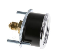 0..1.6 Bar (0..23 psi) Manomètre encastrable Acier/laiton 50 mm Classe 2.5 (Support)
