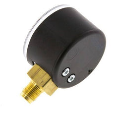 0..25 Bar (0..363 lb/po2) Manomètre sous plastique/laiton 40 mm Classe 2.5