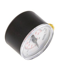 0..25 Bar (0..363 lb/po2) Manomètre sous plastique/laiton 40 mm Classe 2.5