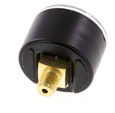 0..25 Bar (0..363 psi) Pressure Gauge Rear Steel/Brass 40 mm Class 1.6