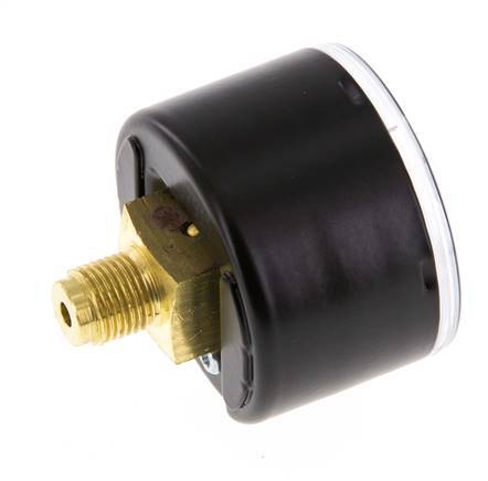 0..25 Bar (0..363 psi) Pressure Gauge Rear Steel/Brass 40 mm Class 1.6