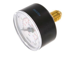 0..25 Bar (0..363 psi) Pressure Gauge Rear Plastic/Brass 50 mm Class 2.5