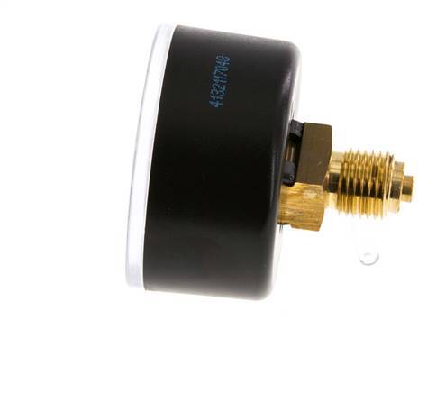 0..25 Bar (0..363 psi) pression Arrière Plastique/laiton 50 mm Classe 2.5