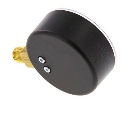 0..25 Bar (0..363 lb/po2) Manomètre sous plastique/laiton 63 mm Classe 2.5