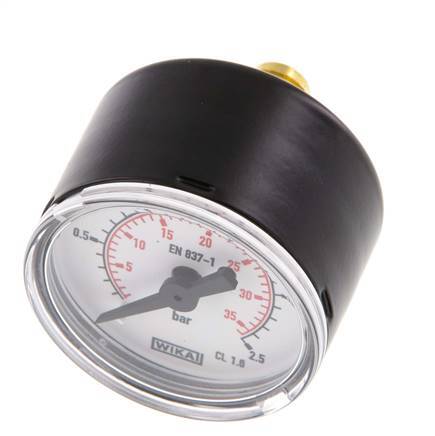 0..2.5 Bar (0..36 psi) pression Arrière Acier/laiton 40 mm Classe 1.6