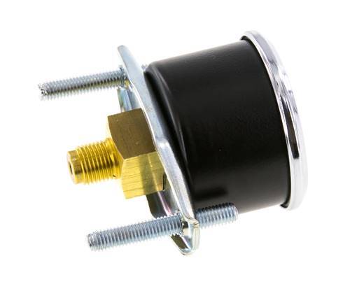 0..2.5 Bar (0..36 psi) Manomètre à encastrer Acier/laiton 40 mm Classe 2.5 (Support)