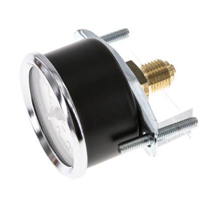 0..2.5 Bar (0..36 psi) Manomètre encastrable Acier/laiton 50 mm Classe 2.5 (Support)