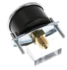 0..2.5 Bar (0..36 psi) Manomètre encastrable Acier/laiton 50 mm Classe 2.5 (Support)