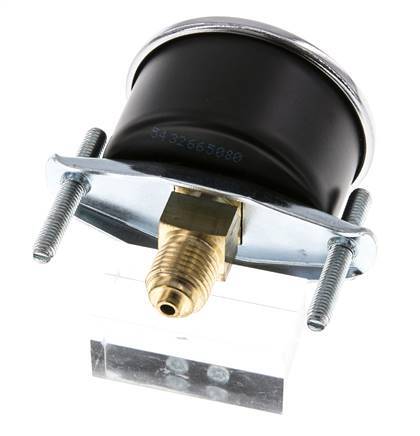 0..2.5 Bar (0..36 psi) Manomètre encastrable Acier/laiton 50 mm Classe 2.5 (Support)
