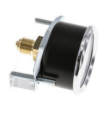 0..2.5 Bar (0..36 psi) Manomètre encastrable Acier/laiton 50 mm Classe 2.5 (Support)