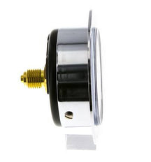 0..315 Bar (0..4569 psi) Panel Mount Pressure Gauge Steel/Brass 63 mm Class 2.5 (Front Panel)