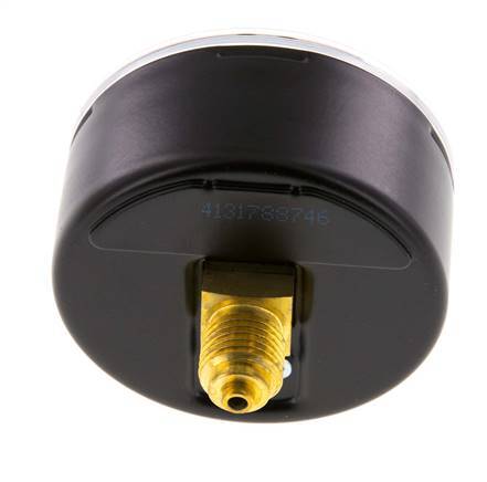 0..315 Bar Pressure Gauge Rear Steel/Brass 63 mm Class 1.6