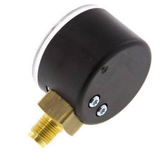 0..40 Bar (0..580 psi) Manomètre sous plastique/laiton 40 mm Classe 2.5