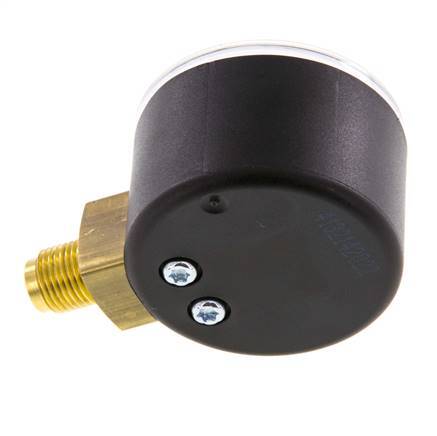 0..40 Bar (0..580 psi) Manomètre sous plastique/laiton 40 mm Classe 2.5