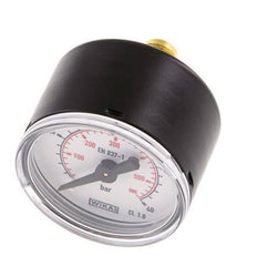 0..40 Bar (0..580 psi) pression Arrière Acier/laiton 40 mm Classe 1.6