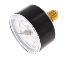 0..40 Bar (0..580 psi) pression Arrière Plastique/laiton 50 mm Classe 2.5