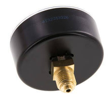 0..40 Bar (0..580 psi) Pressure Gauge Rear Plastic/Brass 63 mm Class 2.5