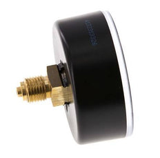 0..40 Bar (0..580 psi) Pressure Gauge Rear Plastic/Brass 63 mm Class 2.5