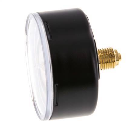 0..40 Bar (0..580 psi) Pressure Gauge Rear Steel/Brass 63 mm Class 1.6