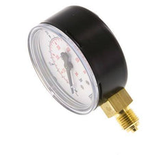 Manomètre 0,40 bar (0,580 lb/po2) en dessous de l'acier/laiton 63 mm Classe 1,6