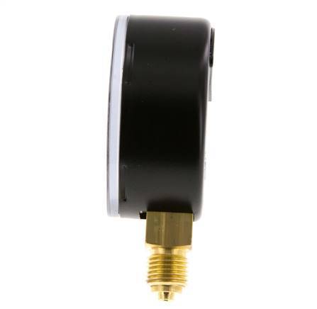 Manomètre 0,40 bar (0,580 lb/po2) en dessous de l'acier/laiton 63 mm Classe 1,6