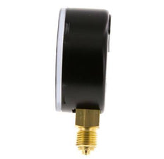 Manomètre 0,40 bar (0,580 lb/po2) en dessous de l'acier/laiton 63 mm Classe 1,6