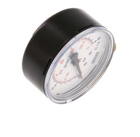Manomètre 0,40 bar (0,580 lb/po2) en dessous de l'acier/laiton 63 mm Classe 1,6