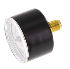 0..4 Bar (0..58 psi) Pressure Gauge Rear Steel/Brass 40 mm Class 1.6