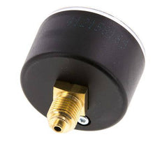 0..60 Bar (0..870 psi) Pressure Gauge Rear Plastic/Brass 50 mm Class 2.5