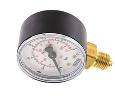 0..60 Bar (0..870 psi) Manomètre en dessous du plastique/laiton 50 mm Classe 2.5