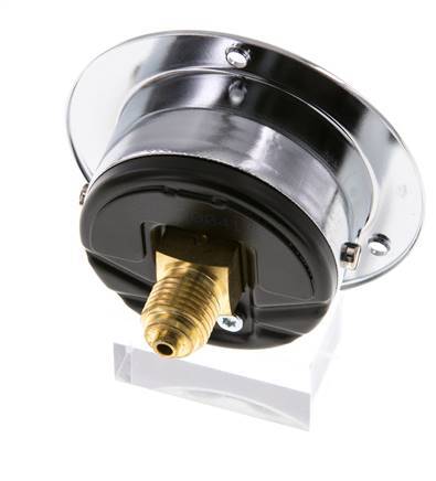0..60 Bar (0..870 psi) Panel Mount Pressure Gauge Steel/Brass 50 mm Class 2.5 (Front Panel)