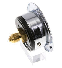 0..60 Bar (0..870 psi) Panel Mount Pressure Gauge Steel/Brass 50 mm Class 2.5 (Front Panel)