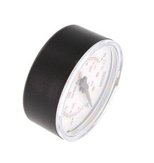 0..60 Bar (0..870 psi) Manomètre en dessous du plastique/laiton 63 mm Classe 2.5