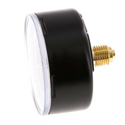 0..60 Bar (0..870 psi) Pressure Gauge Rear Steel/Brass 63 mm Class 1.6