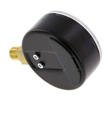 0..60 Bar (0..870 psi) Pressure Gauge Below Steel/Brass 63 mm Class 1.6