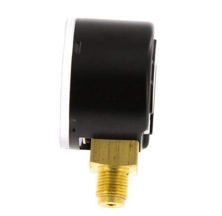 0..6 Bar (0..87 psi) Manomètre sous acier/laiton 40 mm Classe 1.6
