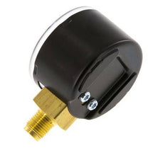 0..6 Bar (0..87 psi) Manomètre sous acier/laiton 40 mm Classe 1.6