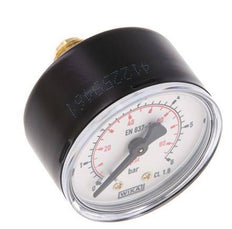 0..6 Bar (0..87 psi) pression Arrière Acier/laiton 50 mm Classe 1.6
