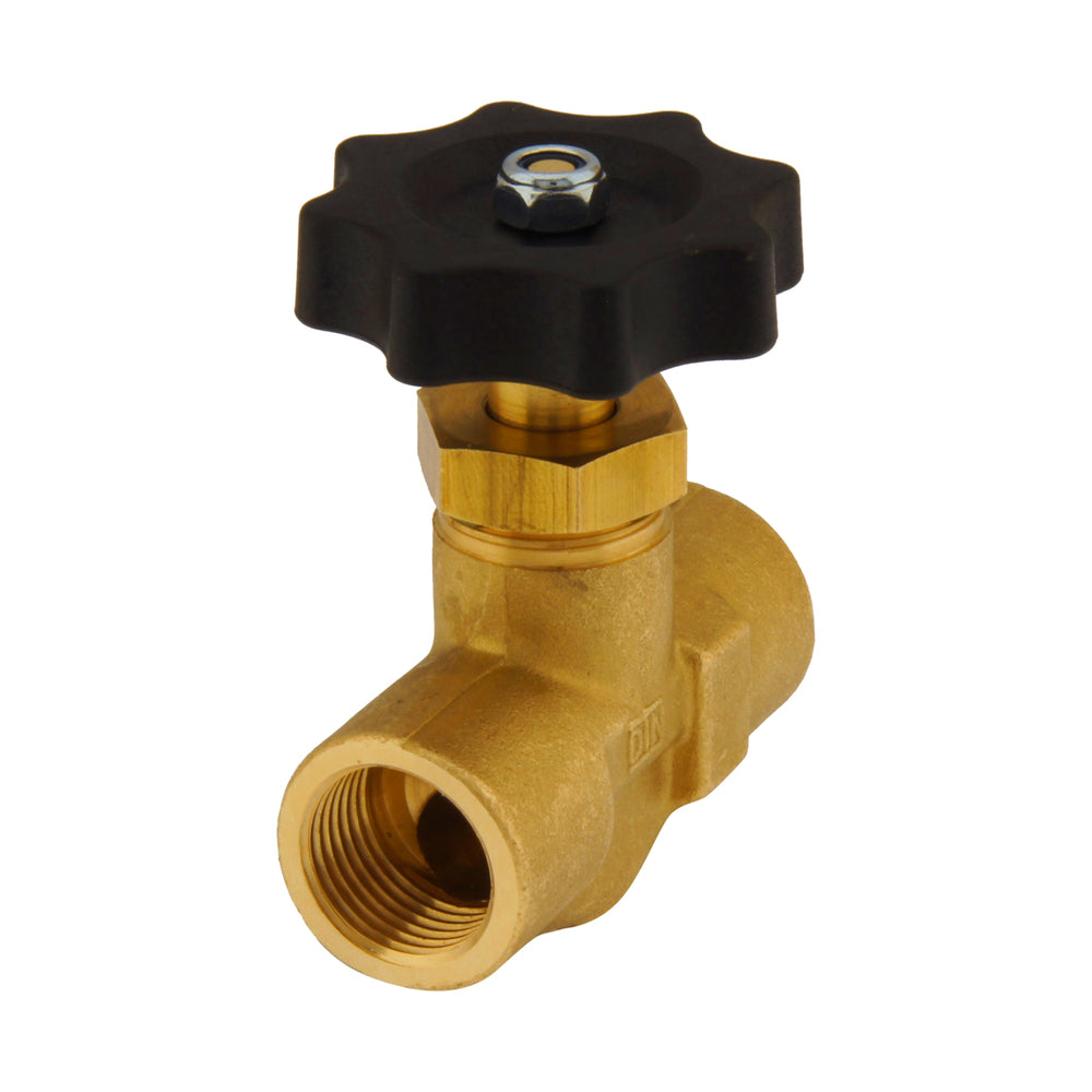 G1'' Brass Needle Valve PTFE 100 bar - NLB