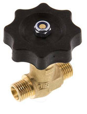 Vanne à pointeau en laiton G1/4'' mâle NBR 40 bar - NLB