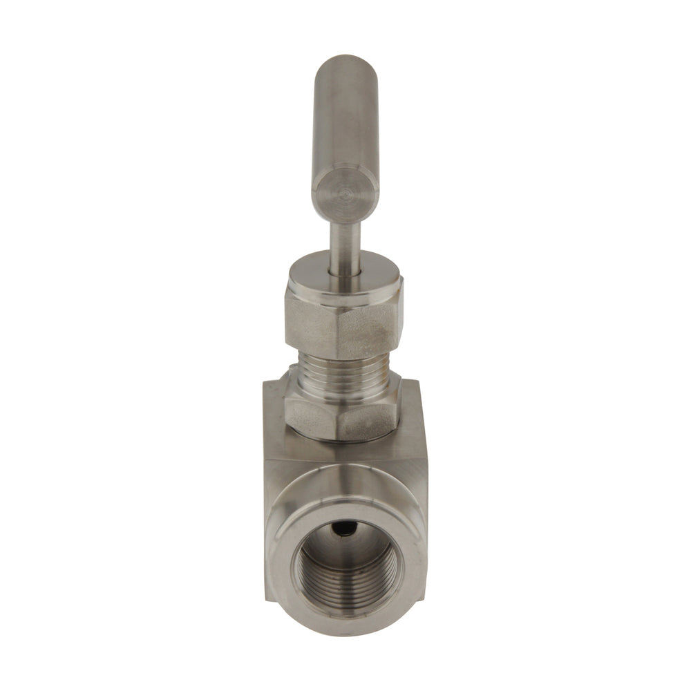Vanne à pointeau en acier inoxydable G1/8'' PTFE 300 bar - NLS