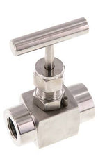 Vanne à aiguille G3/8'' en acier inoxydable PTFE 300 bar - NLS