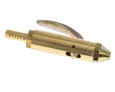 Robinet de purge en laiton avec raccord de tuyau 9 mm