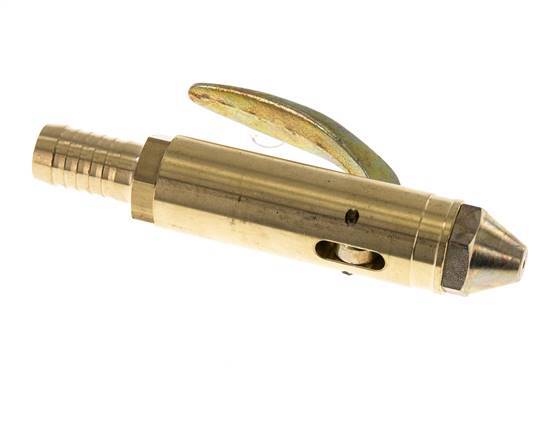 Robinet de purge en laiton avec raccord de tuyau 13 mm
